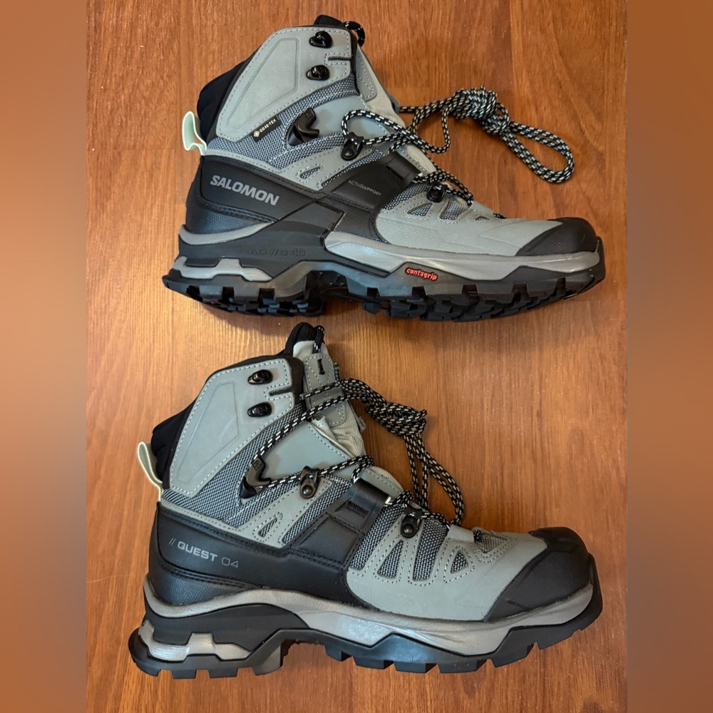 Salomon Gray and Black Winter Boots - Picture 6 of 11